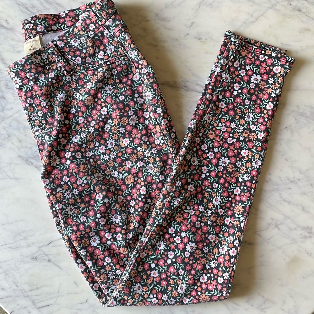 Faded Glory Women’s Floral Jeggings Size M (8-10)